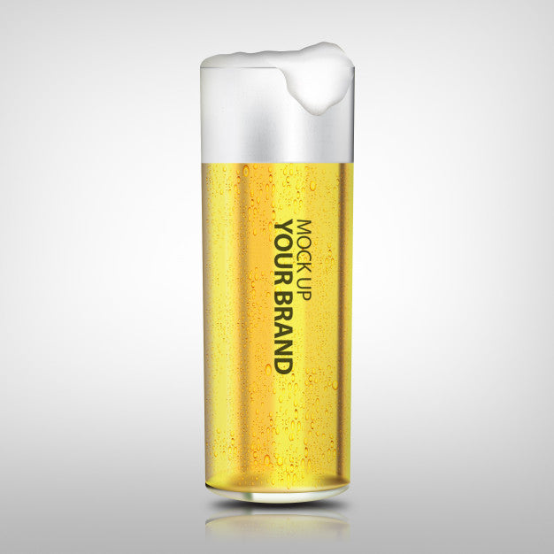 Free Mock Up Beverage Beer Mug Psd