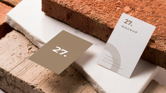 Free Mock-Up Business Card Assortment Psd