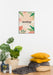 Free Mock-Up Frame On White Wall Indoors Psd