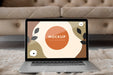 Free Mock Up Laptop On Bed Psd