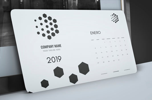 Free Mock Up Of Hand Drawn Calendar Psd