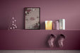 Free Mock-Up Scandinavian Christmas With Pair Of Socks Psd