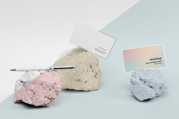 Free Mock Up Stones Psd