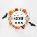 Free Mock-Up Style Halloween Concept Psd