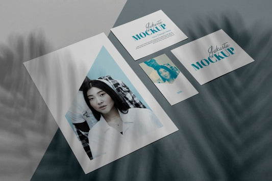 Free Mockup Brochure Shadow Overlay Psd