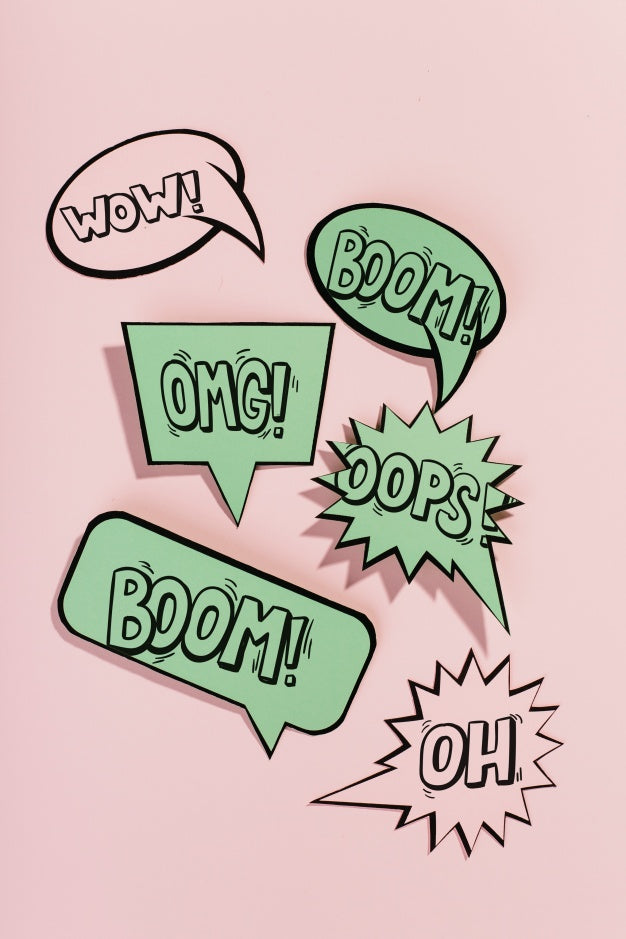 Free Mockup Collection Of Speech Bubbles Psd