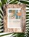 Free Mockup Frame On Wall With Leaves Psd