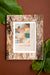Free Mockup Frame On Wall With Leaves Psd