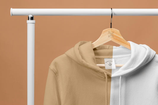 Free Mockup Hoodie Close Up Psd
