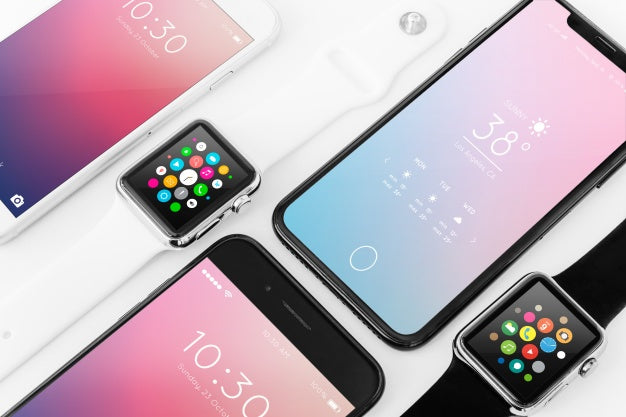 Free Mockup Of Various Devices Psd