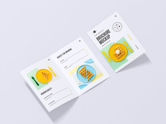 Free Modern A4 Brochure Mockup