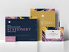 Free Modern Branding Stationery Mockup Psd