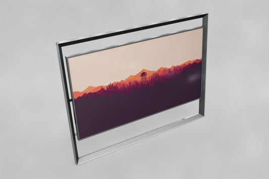 Free Modern Frame Mockup With Photo Psd