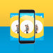 Free Modern Instagram Post Template With Smartphone Psd