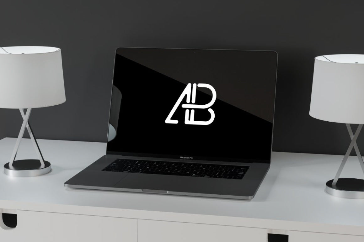 Free Modern Macbook Pro 2017 Mockup