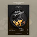 Free Moody Food Restaurant Poster Concept Mock-Up Psd