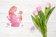Free Mothers Day Mockup With Copyspace Psd