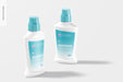 Free Mouthwash Bottles Mockup Psd