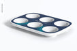Free Muffin Pan Mockup View Psd