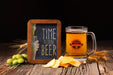 Free Mug Beer With Chips And Spike Psd