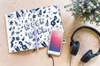 Free Music Mockup With Headphones And Smartphone Psd