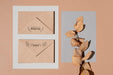 Free Natural Material Card Mock-Up Assortment Psd