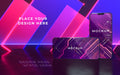 Free Neon Device Concept Mock-Up Psd