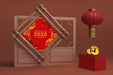 Free New Year Decorative Ornaments Psd