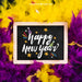 Free New Year Mockup With Slate And Purple And Yellow Feather Psd
