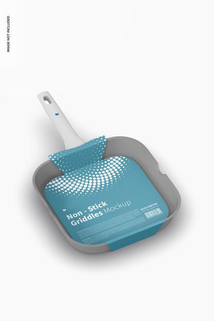 Free Non - Stick Griddle Mockup Psd