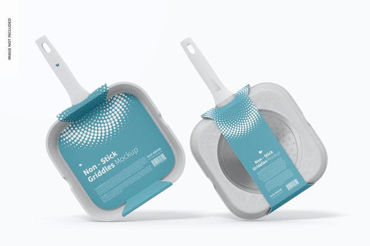 Free Non - Stick Griddles Mockup Psd