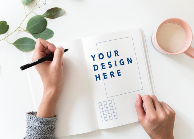 Free Notebook Mockup Psd