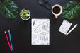 Free Notebook Mockup With Internet Of Things Concept Psd