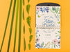 Free Notepad Mockup With Tropical Leaves Psd