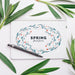 Free Notepad Template For Spring With Flowers Psd
