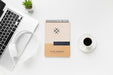 Free Office Desk With Laptop And Notebook Mock-Up Psd