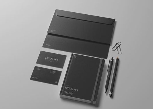 Free Office Stationery Mockup Psd