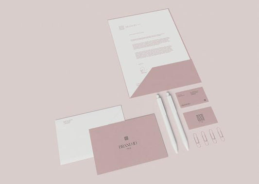 Free Office Stationery Mockup Psd