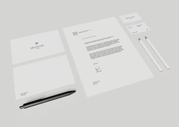 Free Office Stationery Mockup Psd