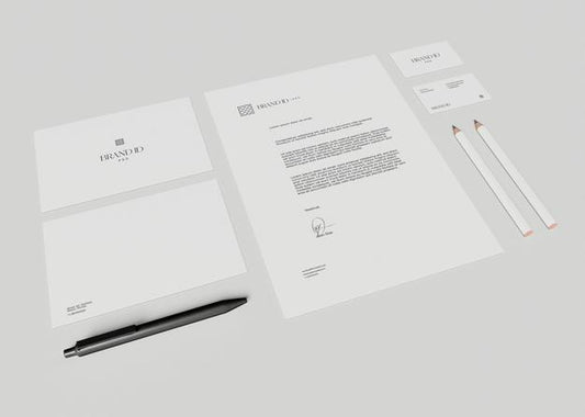Free Office Stationery Mockup Psd