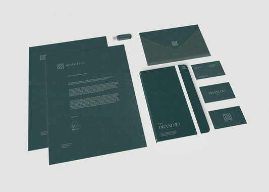 Free Office Stationery Mockup Psd