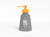Free Oil Dispenser Pump Bottle Packaging Mockup Psd