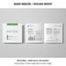 Free Open And Closed Square Magazine Or Catalogue Mockup Psd