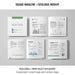 Free Open And Closed Square Magazine Or Catalogue Mockups Psd