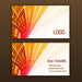 Free Orange Business Card Template Psd