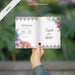 Free Ornamental Wedding Invitation Mockup With Watercolor Flowers Psd