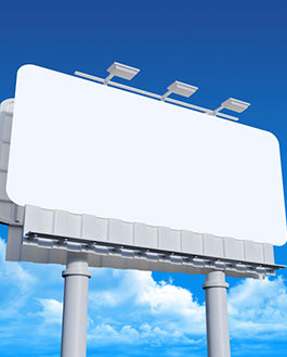 Free Outdoor Advertising Rounded Corners Billboard Mockup Psd