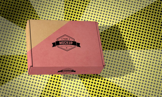 Free Packaging Box Concept Mock-Up Psd