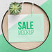 Free Paper Bag Concept With Mock-Up Psd