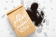 Free Paper Bag Mock-Up On White Background Psd